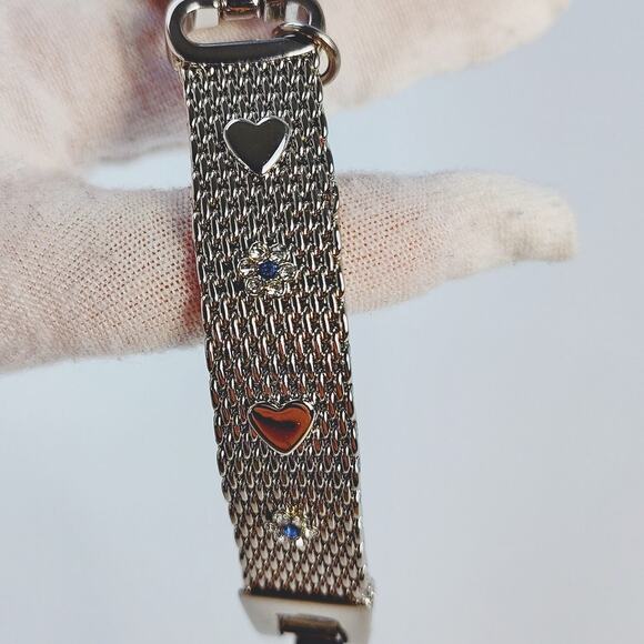 Disney Tinker Bell Silver-Toned Metal Band Watch New in Box - Picture 5 of 8